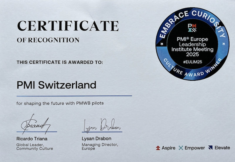 Certificate of recognition picture