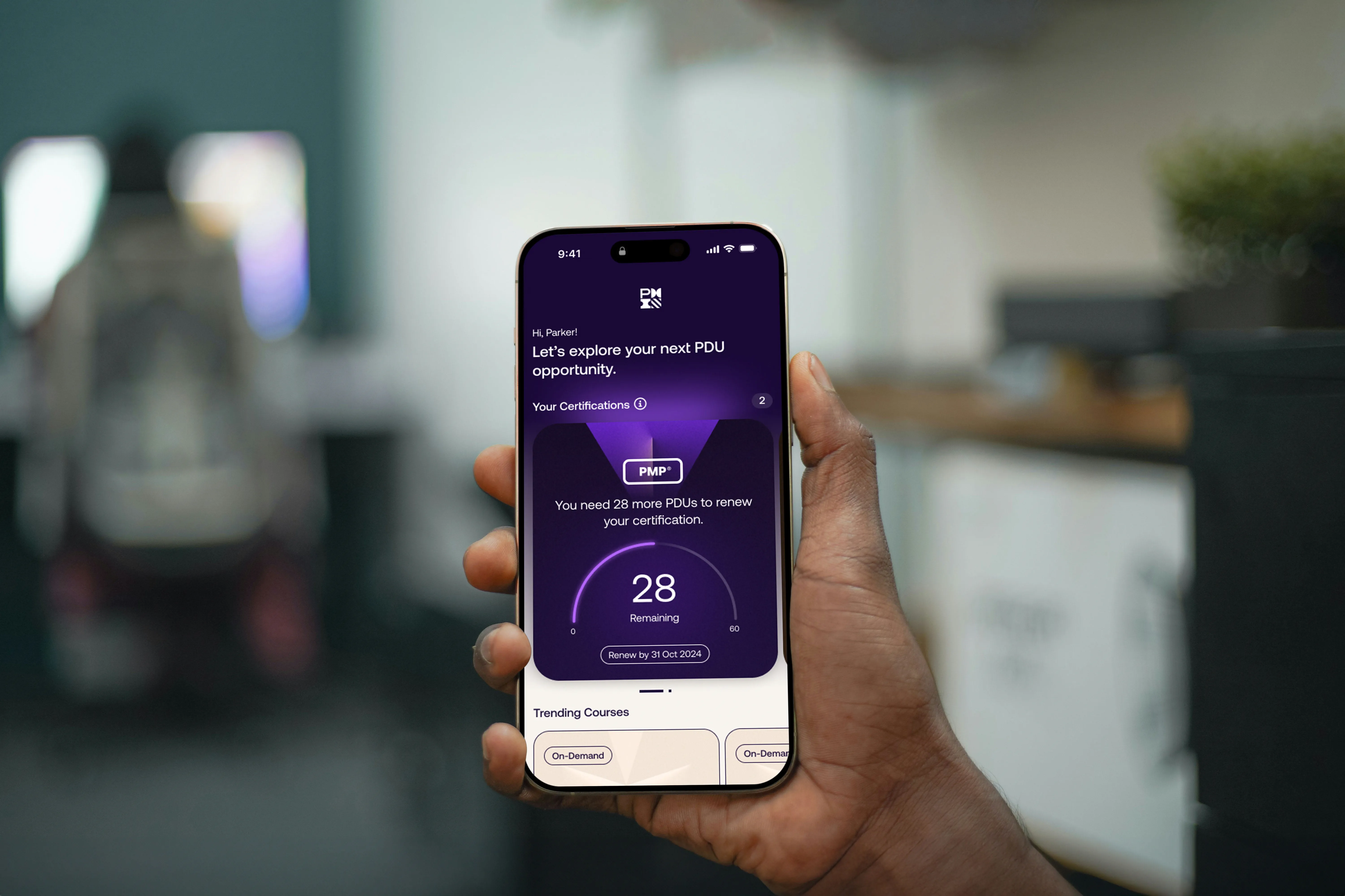 PMI mobile app 