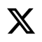 x social media icon