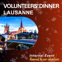 Volunteers Dinner in Lausanne