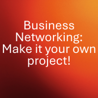 Business Networking: Make it your own project! (online)